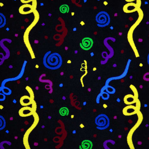 Swirled Fluorescent - 18 in Fluorescent Carpet