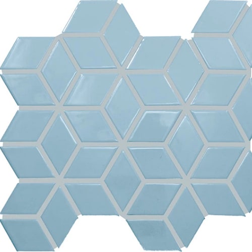 Color Wheel Retro in Waterfall 3d Cube Tile