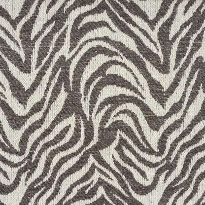 Natural Mountain Zebra in Charcoal Carpet