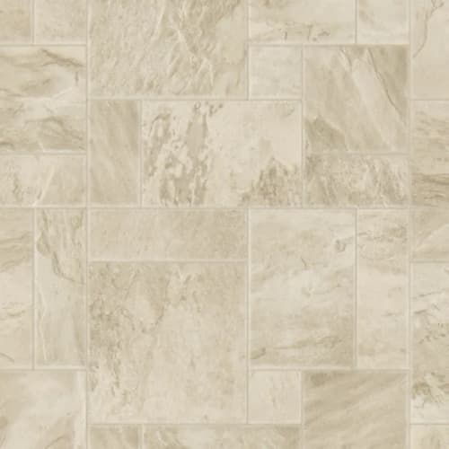 City Plaza in Stone - Platinum Vinyl Sheet Goods