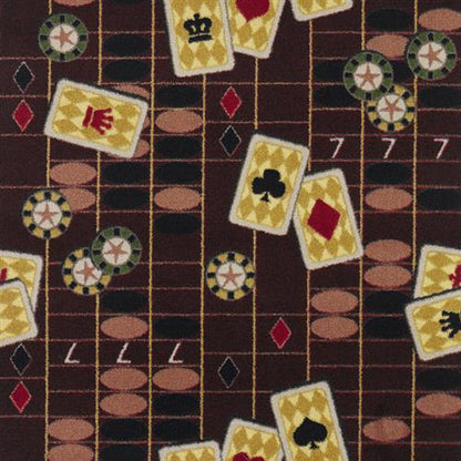 Feeling Lucky - 32 in Burgundy Carpet