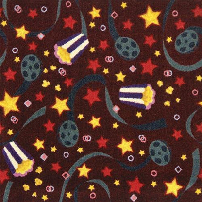 Feature Film - 32 in Burgundy Carpet