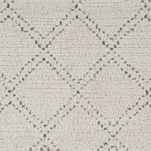 Casablanca Diamond in Ivory/Taupe Carpet