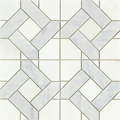 Alluro in Mini Manor Silver 12" X 12" Natural Stone