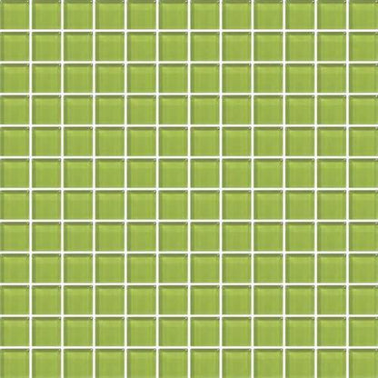 Color Appeal in Lime Green 1x1 Mosaic