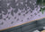 Cursive in Iris Mosaic 6"x6" 4-Corner Tile