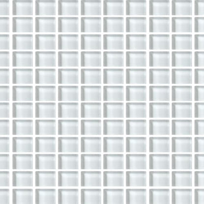 Color Wave - Straight Joint in Feather White 1 x 1