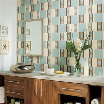 Keystones in Ocean Blue (4) 2x2 Tile