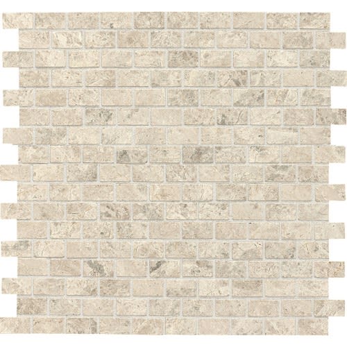 Limestone Collection in Arctic Gray .5x1 Brick Joint Honed Natural Stone