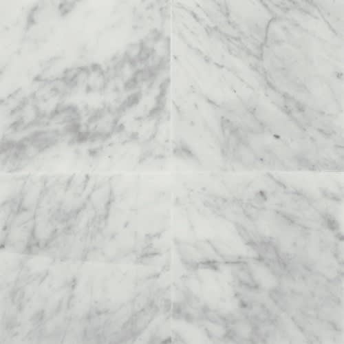 Marble Collection in Carrara White 12x24 Honed Natural Stone