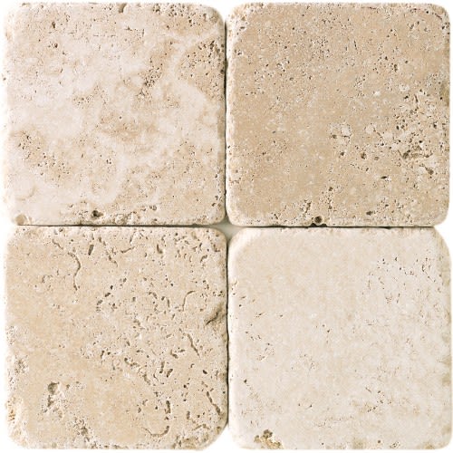Travertine Collection in Mediterranean Ivory 12x24 Honed Natural Stone