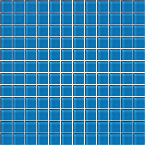 Glass Blox in Aegean 1"x1" Glass Tile