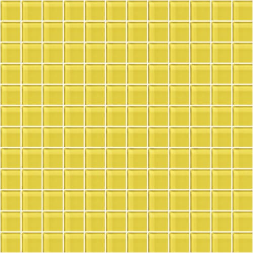 Glass Blox in Citrine 1"x1" Glass Tile