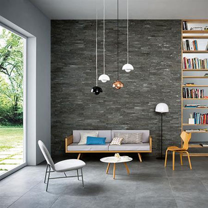 Haut Monde in Empire Black 24x48 Tile