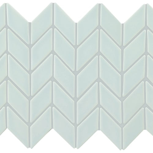 Handwritten in Par Avion Diamond Mosaic 12"x12" Tile