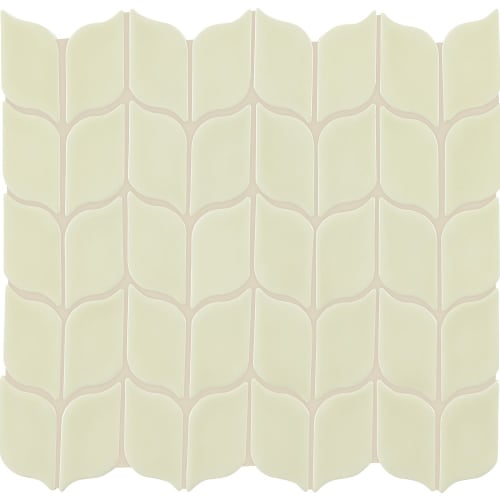 Handwritten in Pen Pal Leaf Mosaic 3"x6" Tile