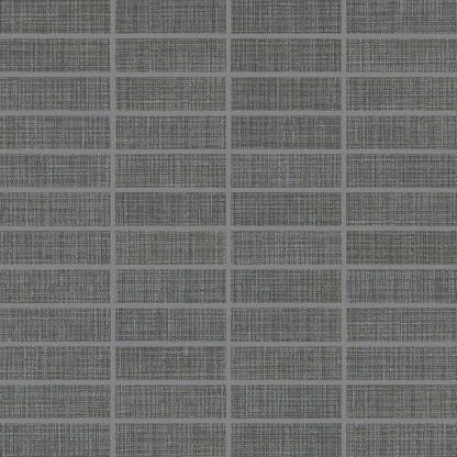 Fabric Art in Modern Textile Dark Gray 1x3
