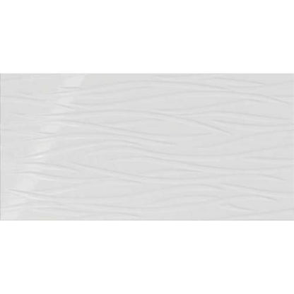 Showscape in Stylish White Brushstroke 12x24
