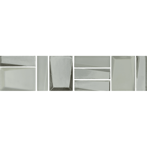 Sideview Glass in Tungsten 3"x12" Mix Glass Tile