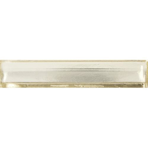 Sideview Glass in Silver 1"x6" Polished Glass Tile