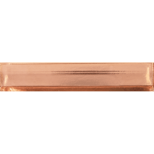 Sideview Glass in Copper 1"x6" Matte Glass Tile