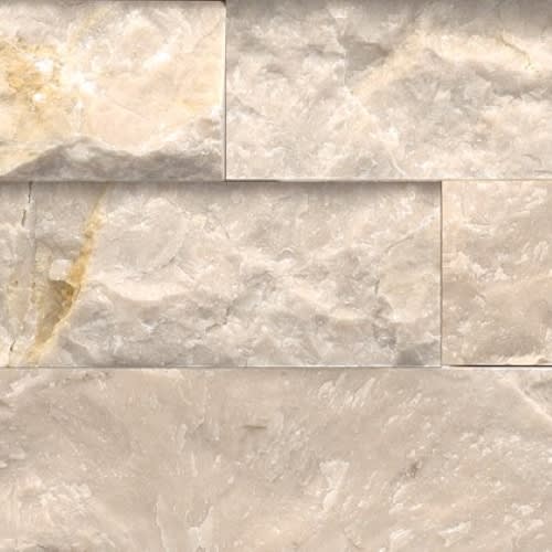 Structure in Structure Stacked Ledger Ivory (Marble) 6” X 24” Natural Stone