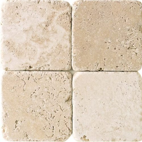 Travertine in Mediterr Ivory-18x18x.5 Natural Stone