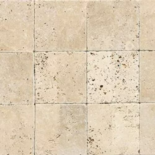 Travertine in Ivory Classico Rectangle Natural Stone