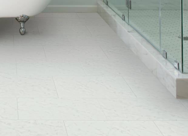 Uplifting Tile in Bianco Luxury Vinyl